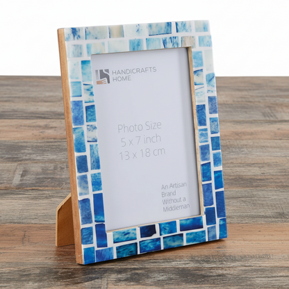 Handmade Inlay Picture Frame - Indigo Collection