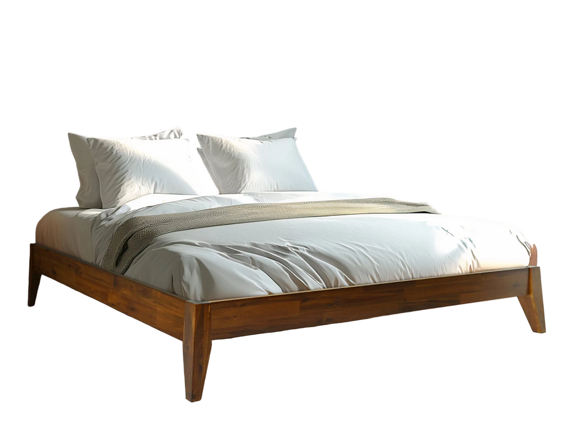 Mervyn Solid Acacia Wood Platform Bed
