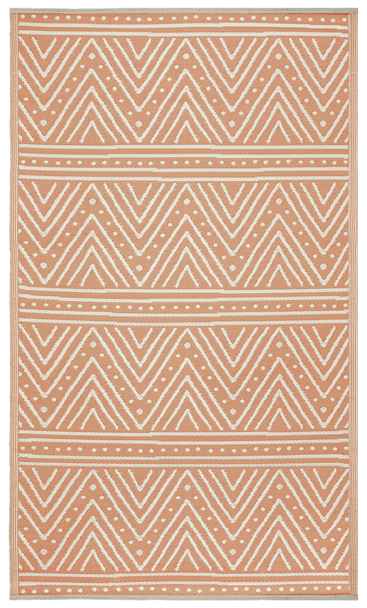 Patan - Coral Reversible Rug