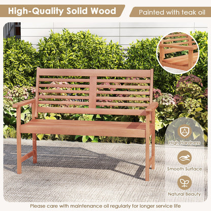 Solid Wood Outdoor Bench