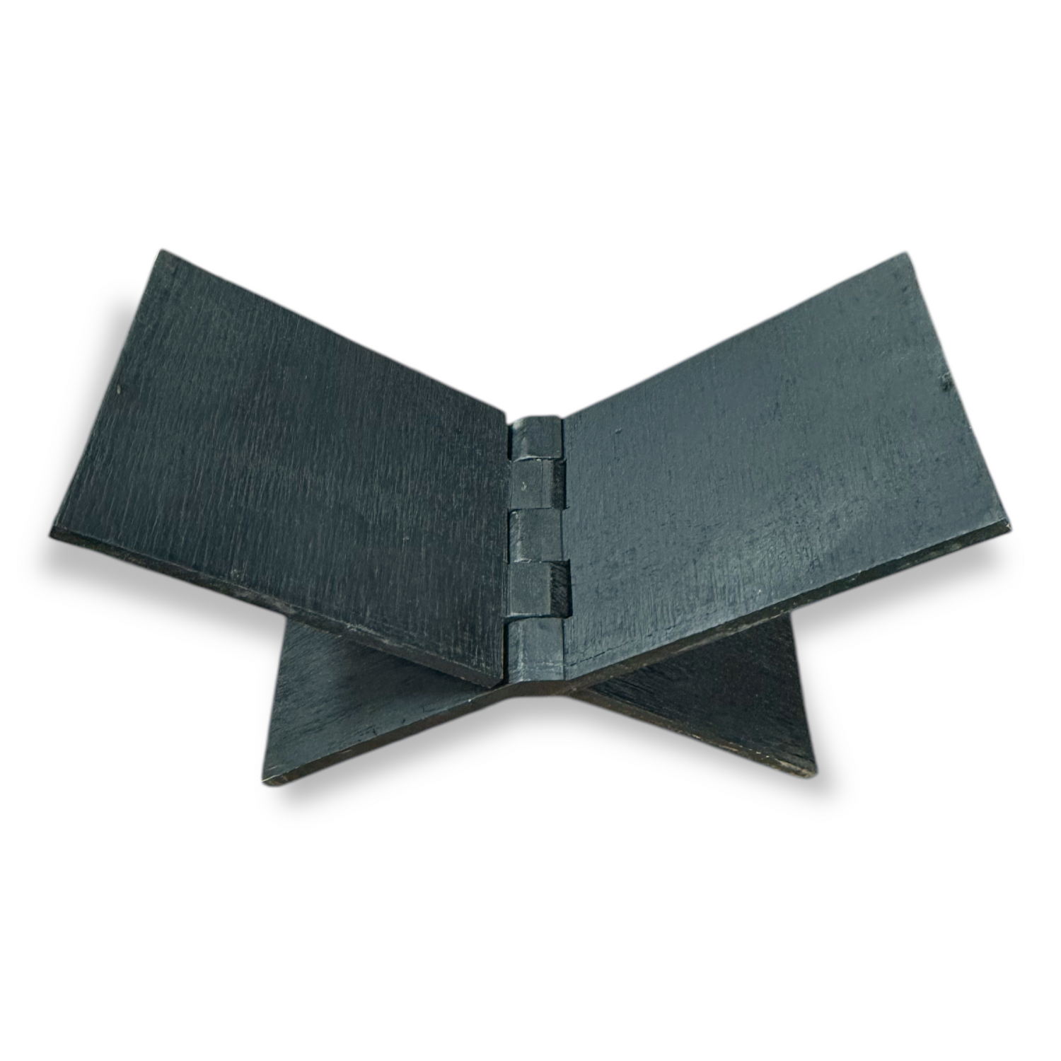 Black Wood Cookbook &amp; Coffee Table Book Holder Stand