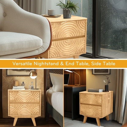 Acacia Harmony Nightstand - 3 Colors