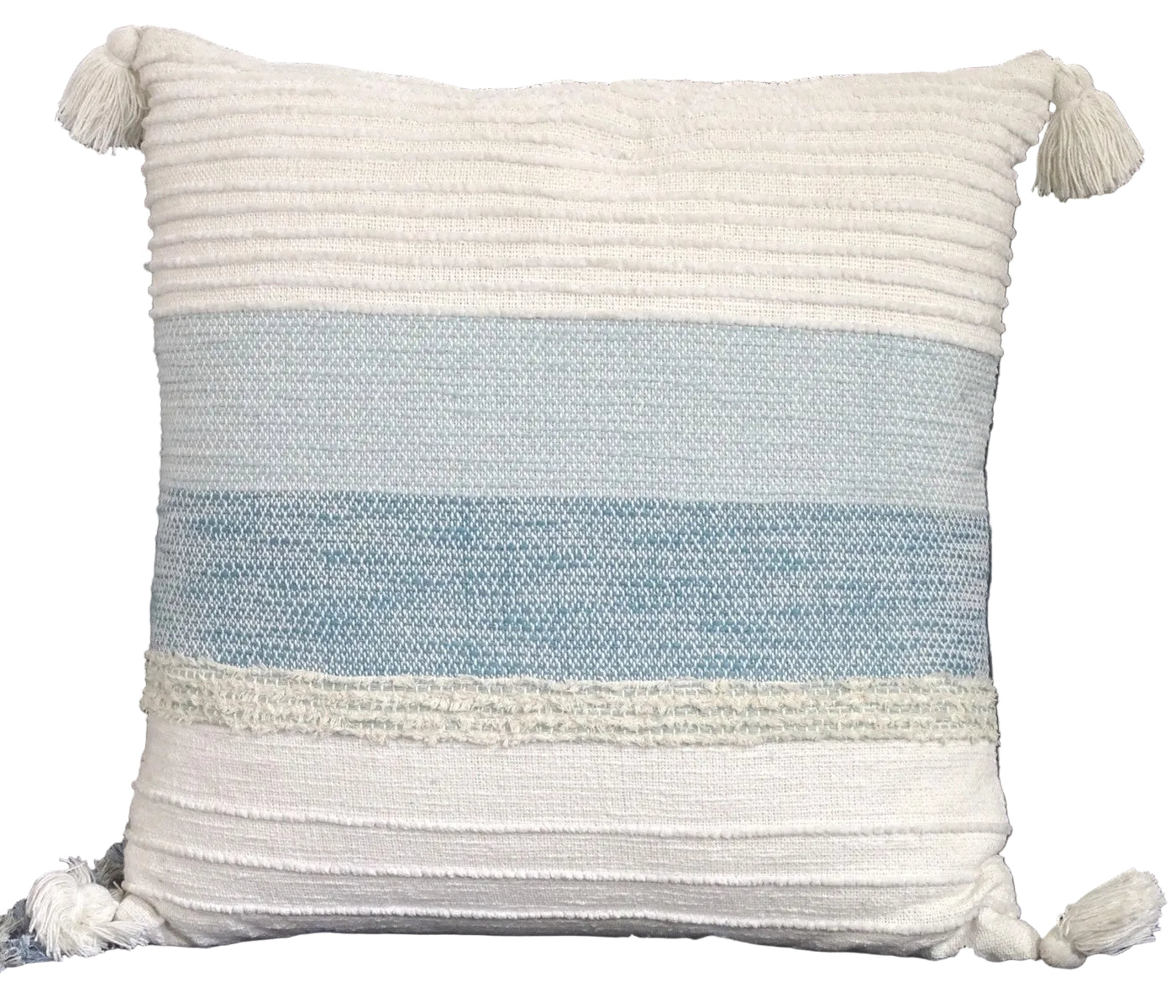 Elegant Large Throw Pillow 22" x 22" for Couch Handloom Woven