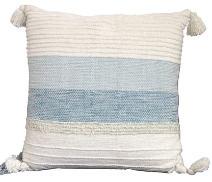 Elegant Large Throw Pillow 22" x 22" for Couch Handloom Woven