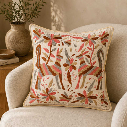 Pink Nature Cushion Cover