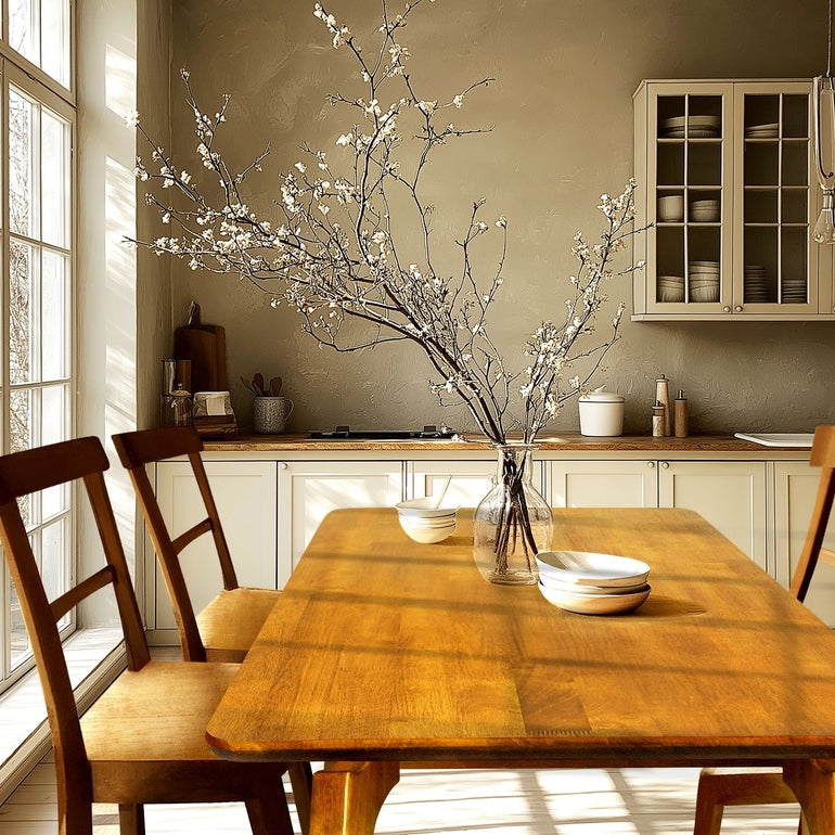 Verve 48" Solid Acacia Wood Dining Table - 2 Colors