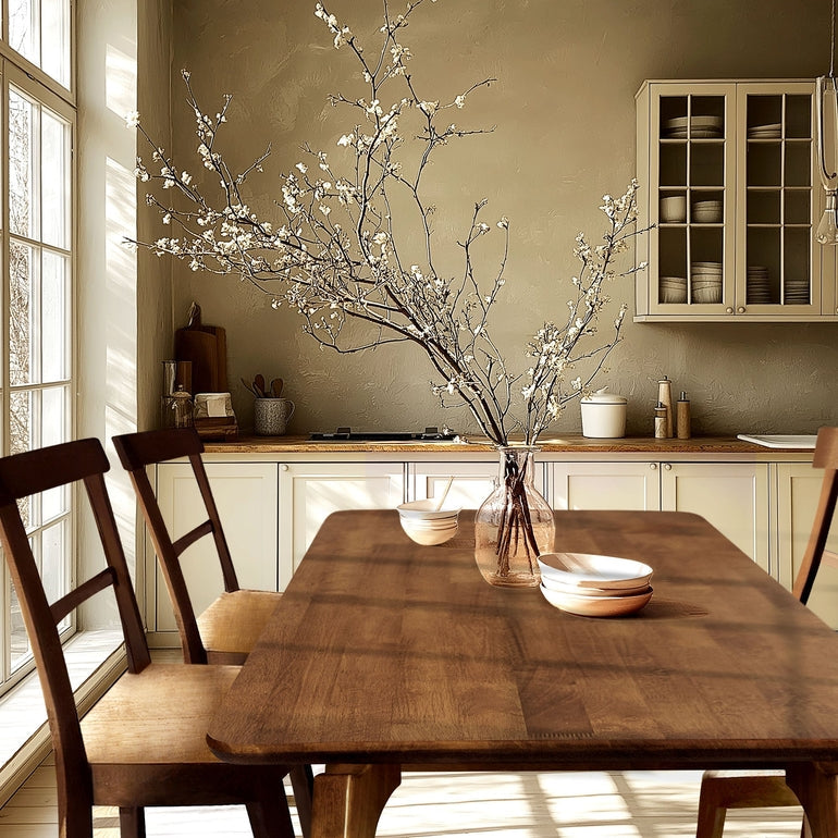 Verve 48" Solid Acacia Wood Dining Table - 2 Colors