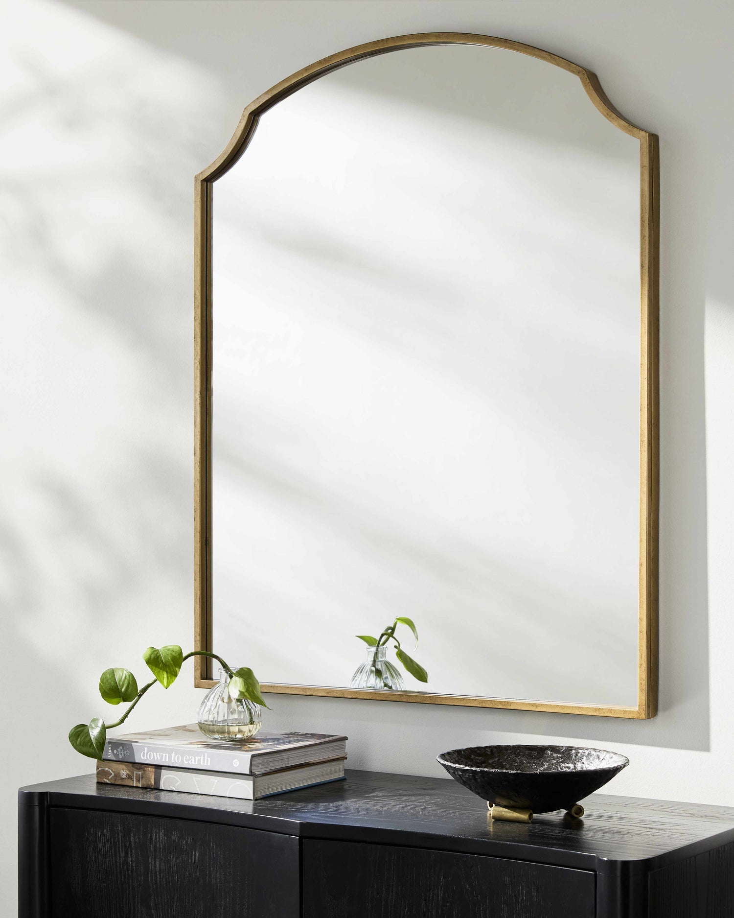 Rosamorada Mantel Mirror - Antique Gold