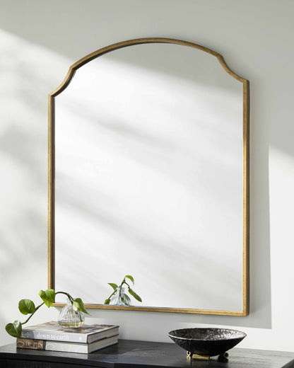 Rosamorada Mantel Mirror - Antique Gold