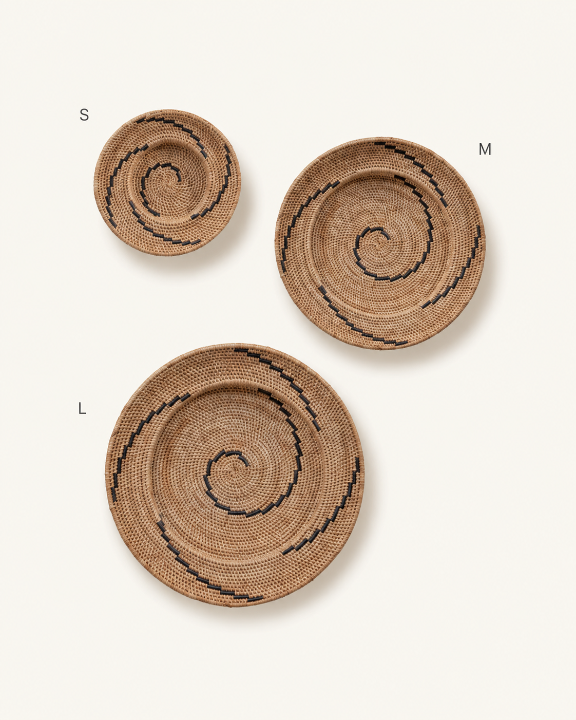 Rama Natural Wall Baskets