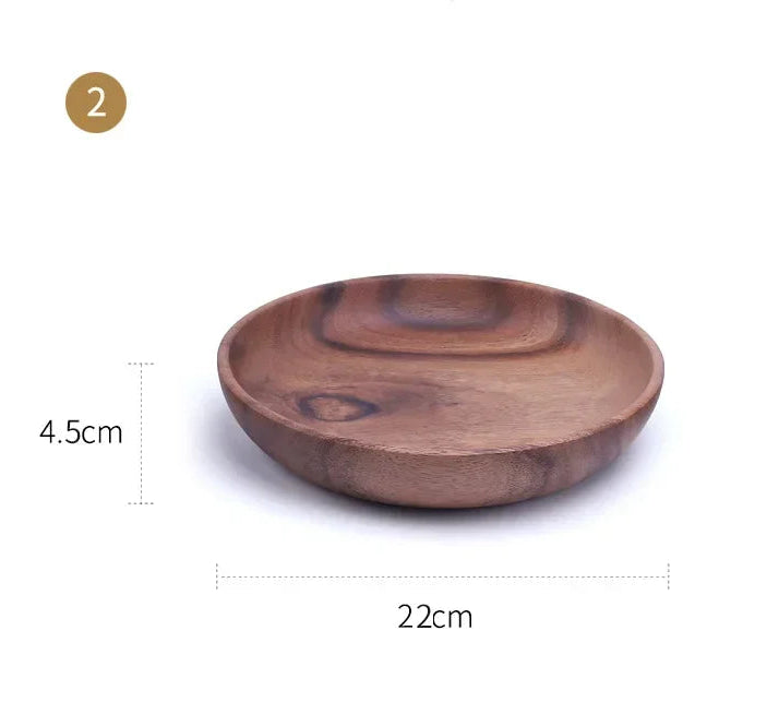 Acacia Wood Salad Bowls - Multiple Sizes