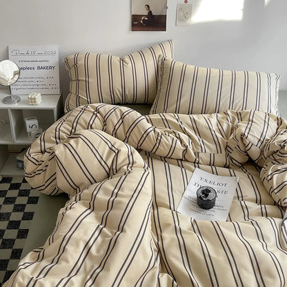 Striped Duvet Sets - 4 Colors