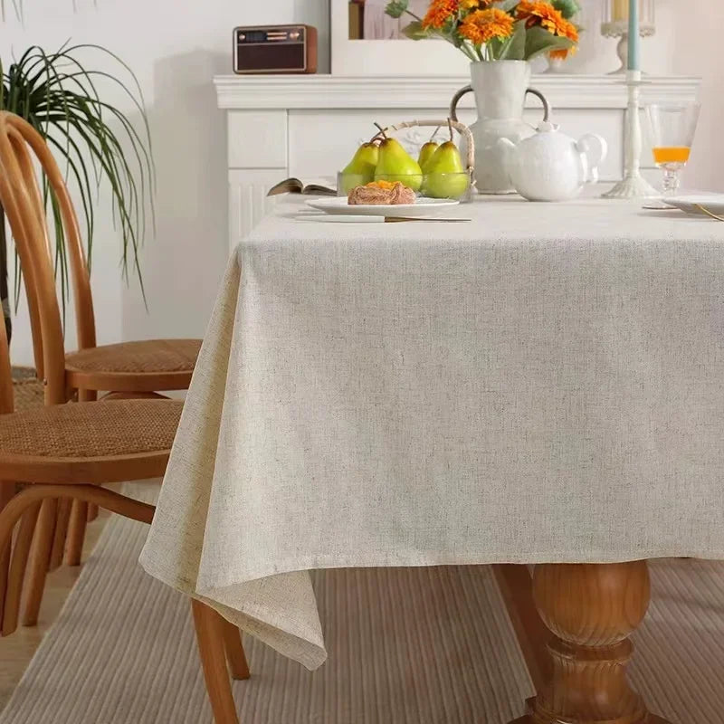 Linen Washable Tablecloth