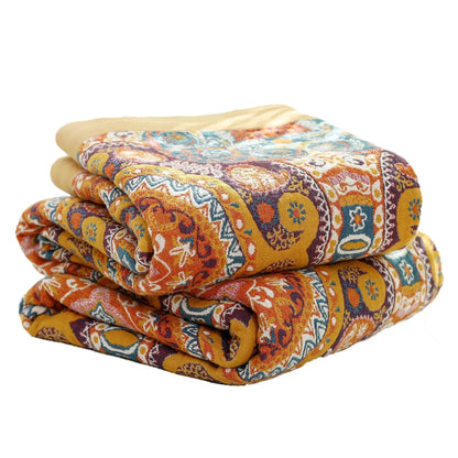 100% Cotton Colorful Gauze Blankets