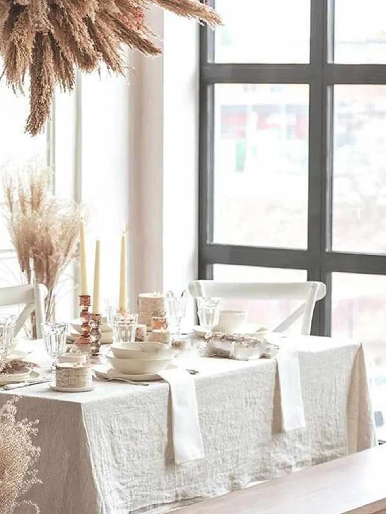 Rustic Linen Tablecloth