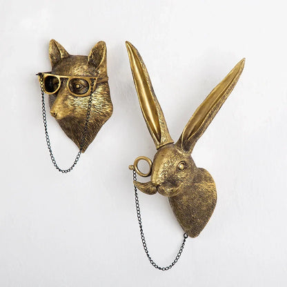 Antique Bronze Resin Animal Pendants