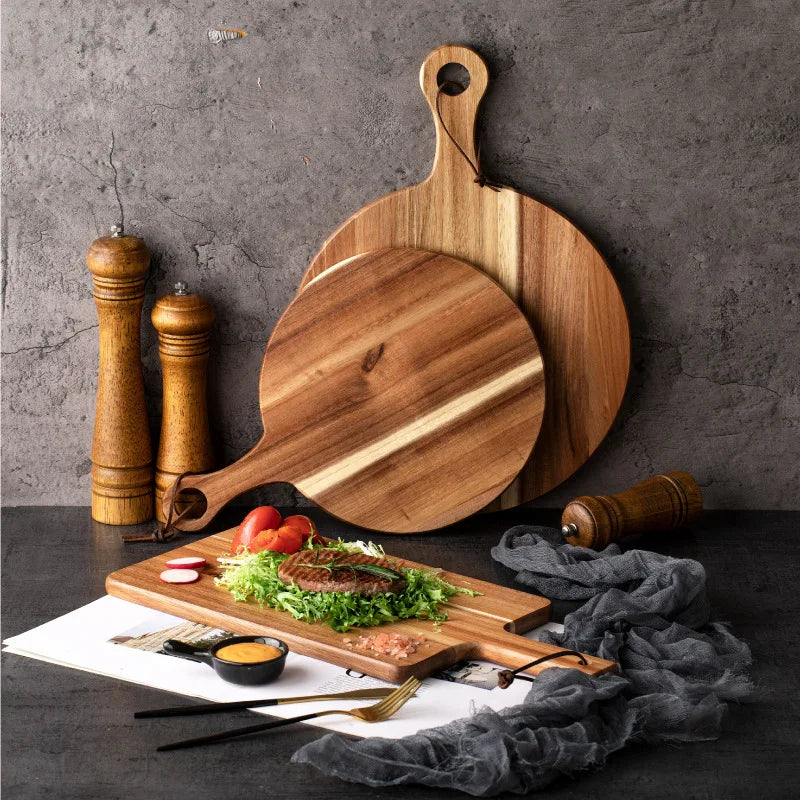 Acacia Wood Cutting Boards/Charcuterie Boards - Multiple Styles