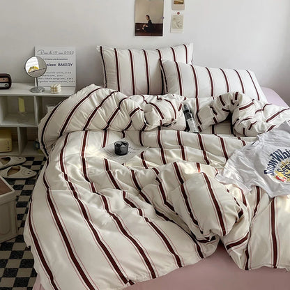 Striped Duvet Sets - 4 Colors