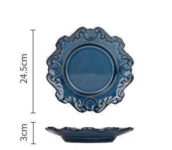 French Style Porcelain Dinnerware - 2 Colors