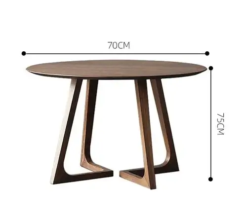 Italian Oak Dining Table - Round