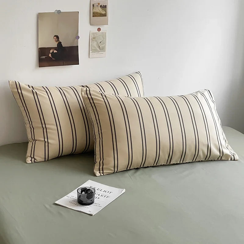 Striped Duvet Sets - 4 Colors