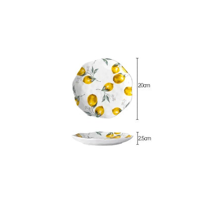 Italian Limoncella Ceramic Plates