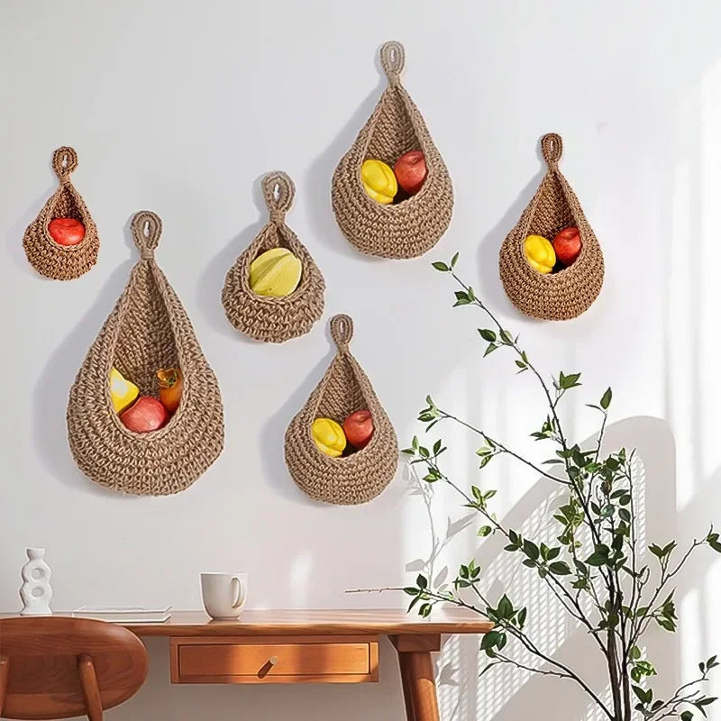 Handwoven Hanging Baskets