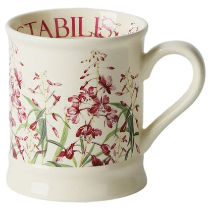 European Floral Porcelain Mugs