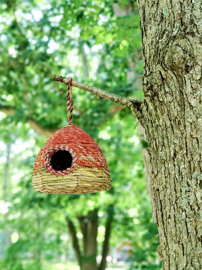 Seagrass &amp; Sari Birdhouse - Garden