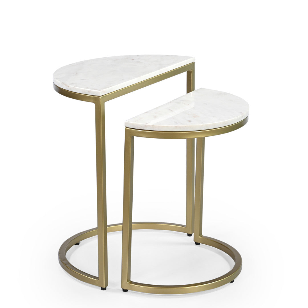 Burma Marble Nesting Tables