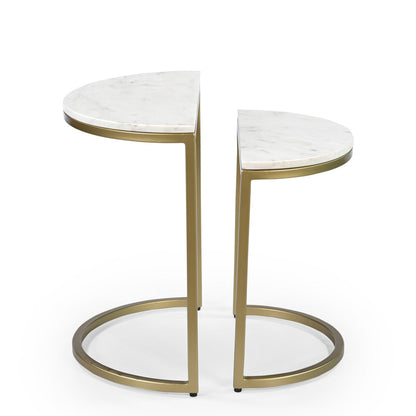 Burma Marble Nesting Tables