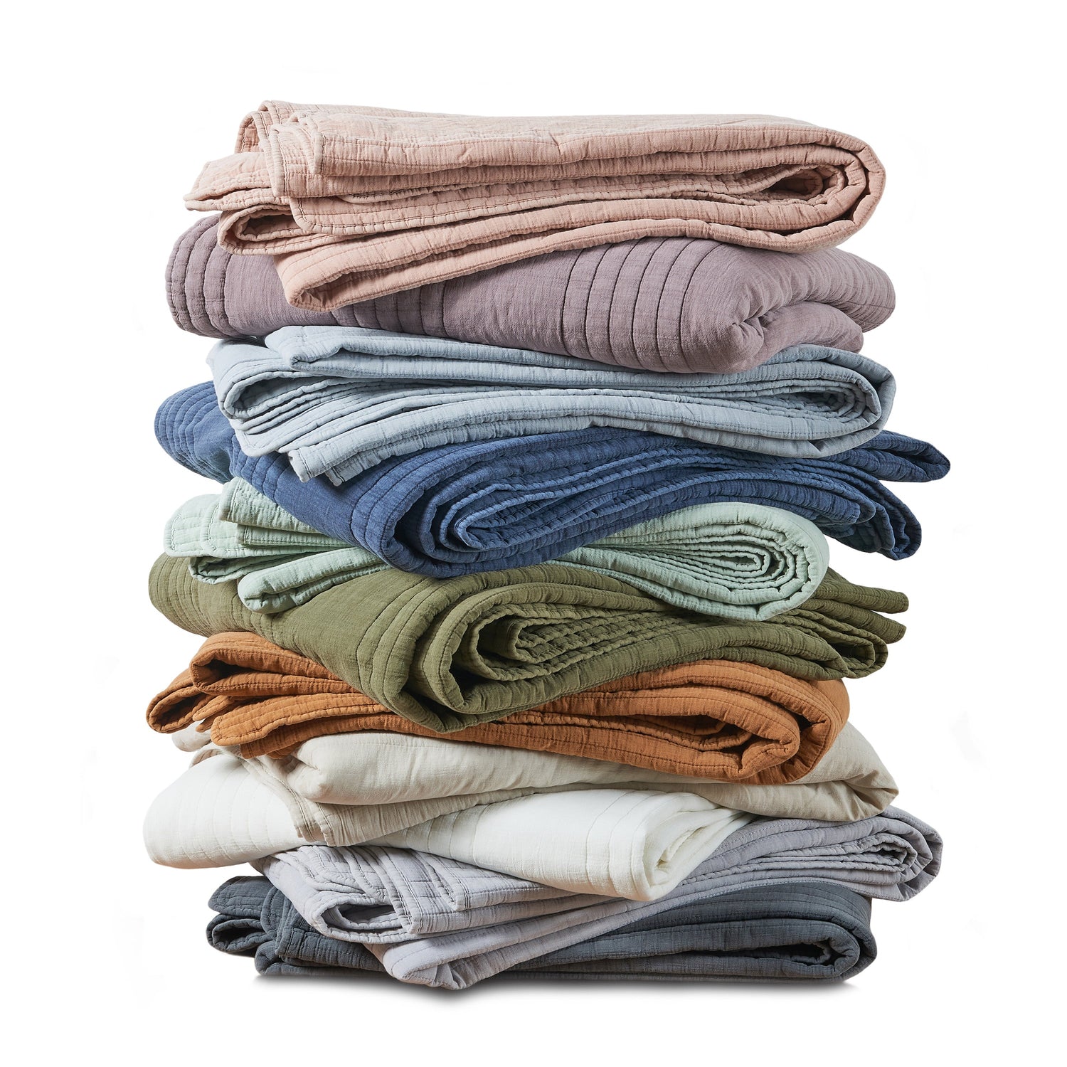 Stonewashed Cotton Quilt Sets