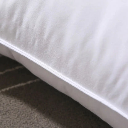 100% Cotton Goose Down Feather Pillow Inserts - Multiple Sizes