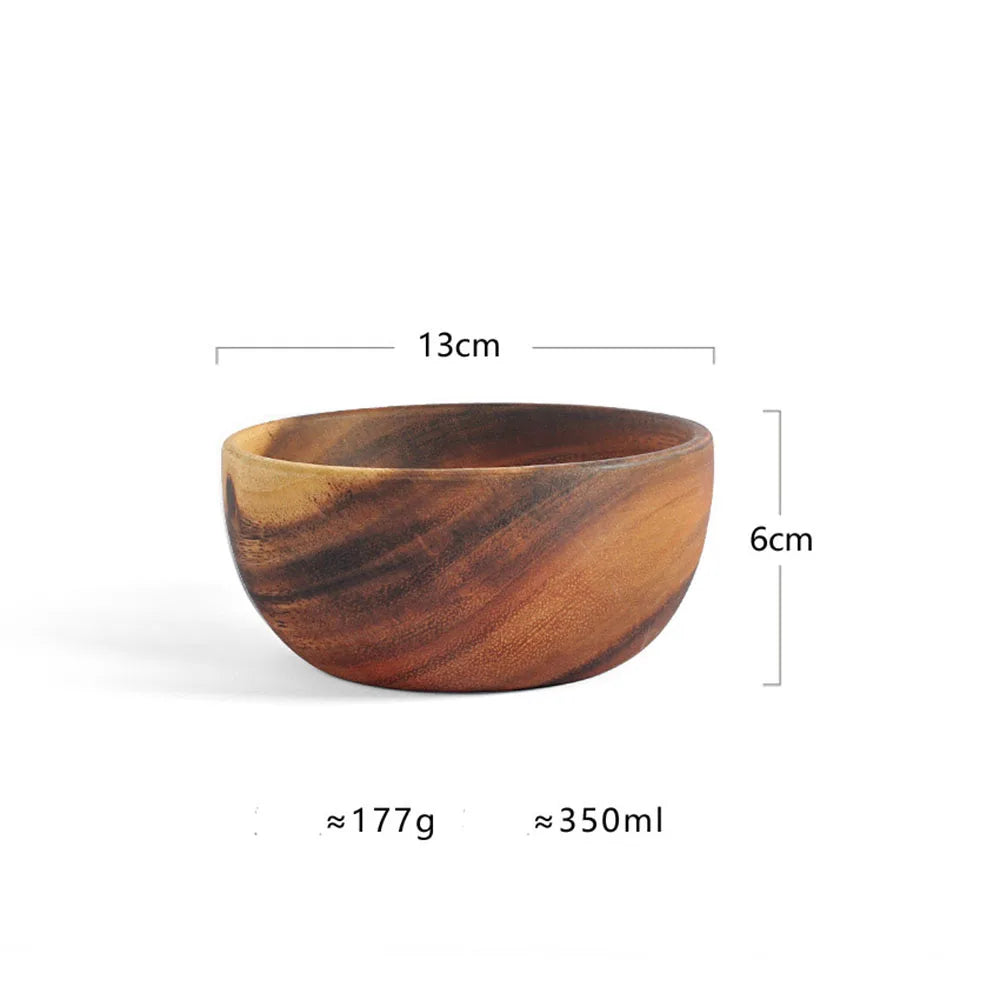Acacia Wood Serving Bowls - Multiple Sizes