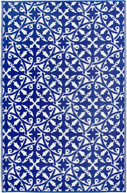 (SALE) San Juan - Dark Blue Reversible Outdoor Rug
