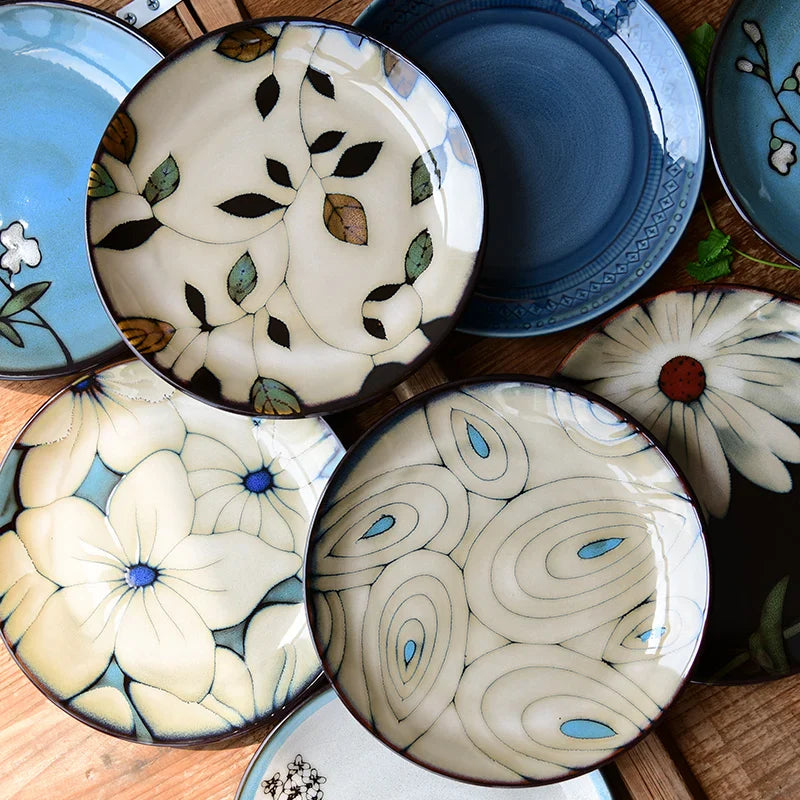 Kellan Glazed Handpainted Tableware