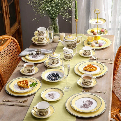 Antique Style European Heirloom Dinner Set
