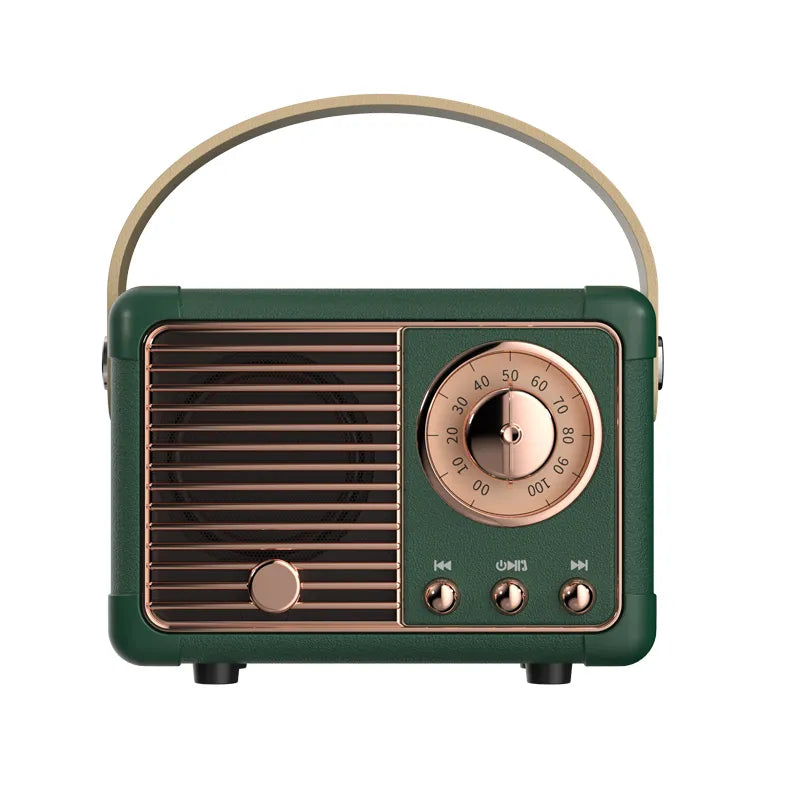 Retro Bluetooth Speaker - 5 Colors
