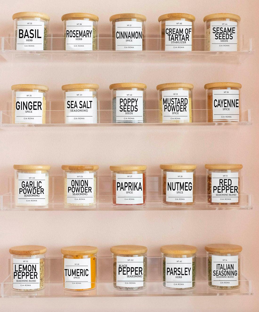 Custom Spice Jars