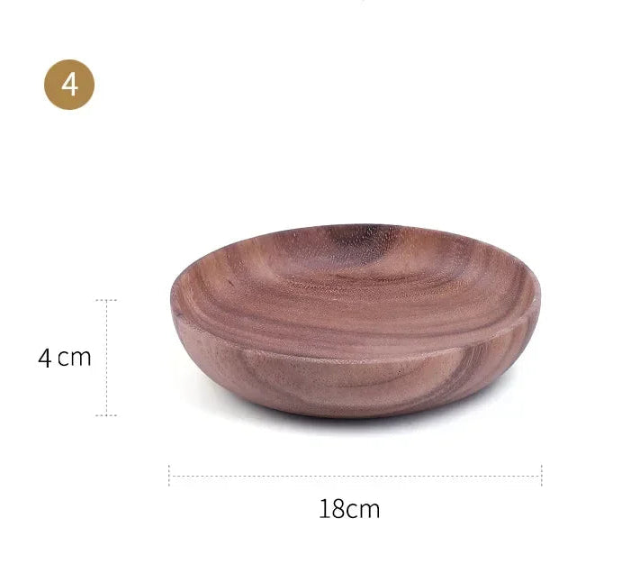 Acacia Wood Salad Bowls - Multiple Sizes