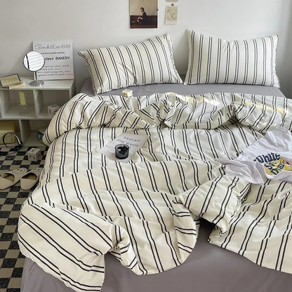 Striped Duvet Sets - 4 Colors