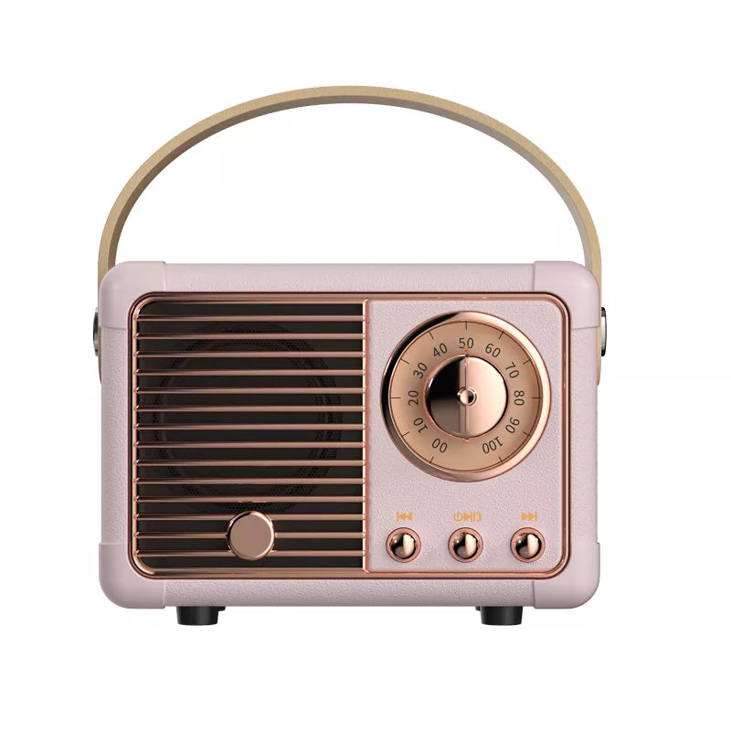 Retro Bluetooth Speaker - 5 Colors