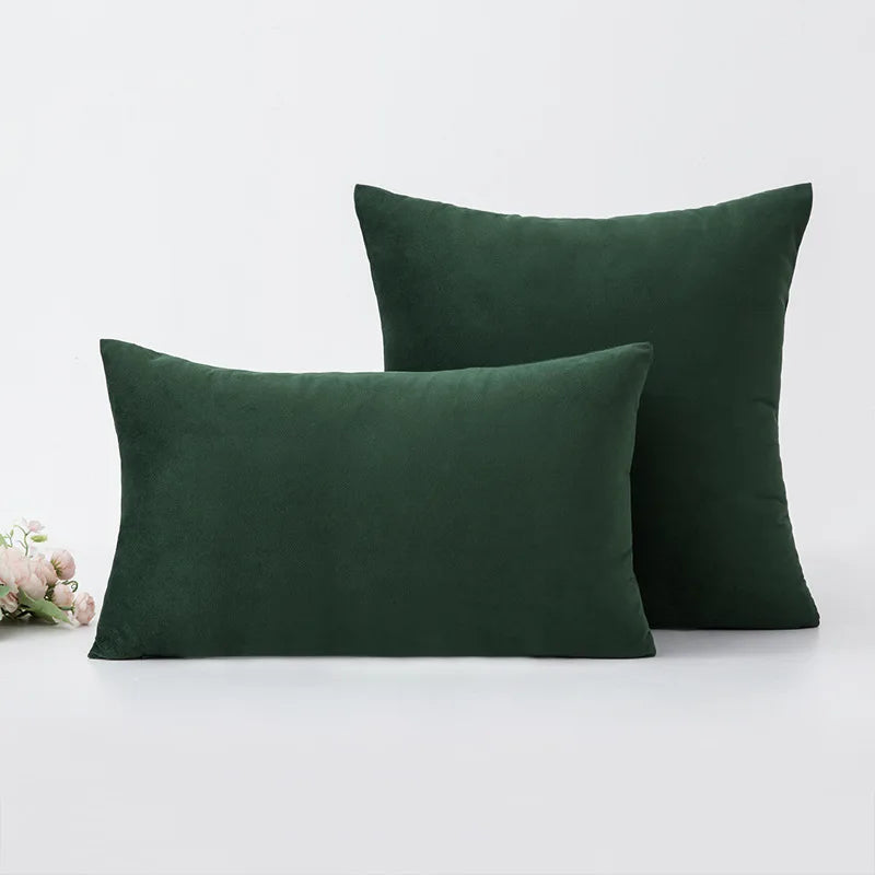 Green &amp; Coffee Cushion Covers - 6 styles
