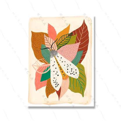 Colorful Butterfly Canvas Wall Decor