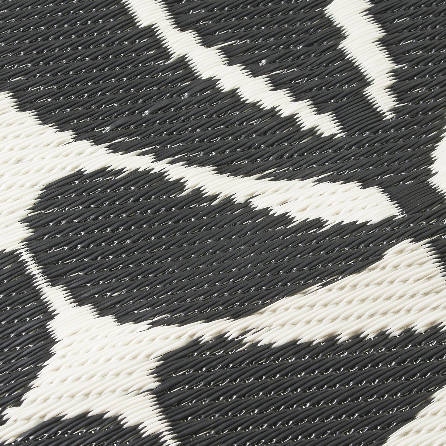 Serowe - Black &amp; White Reversible Outdoor Rug