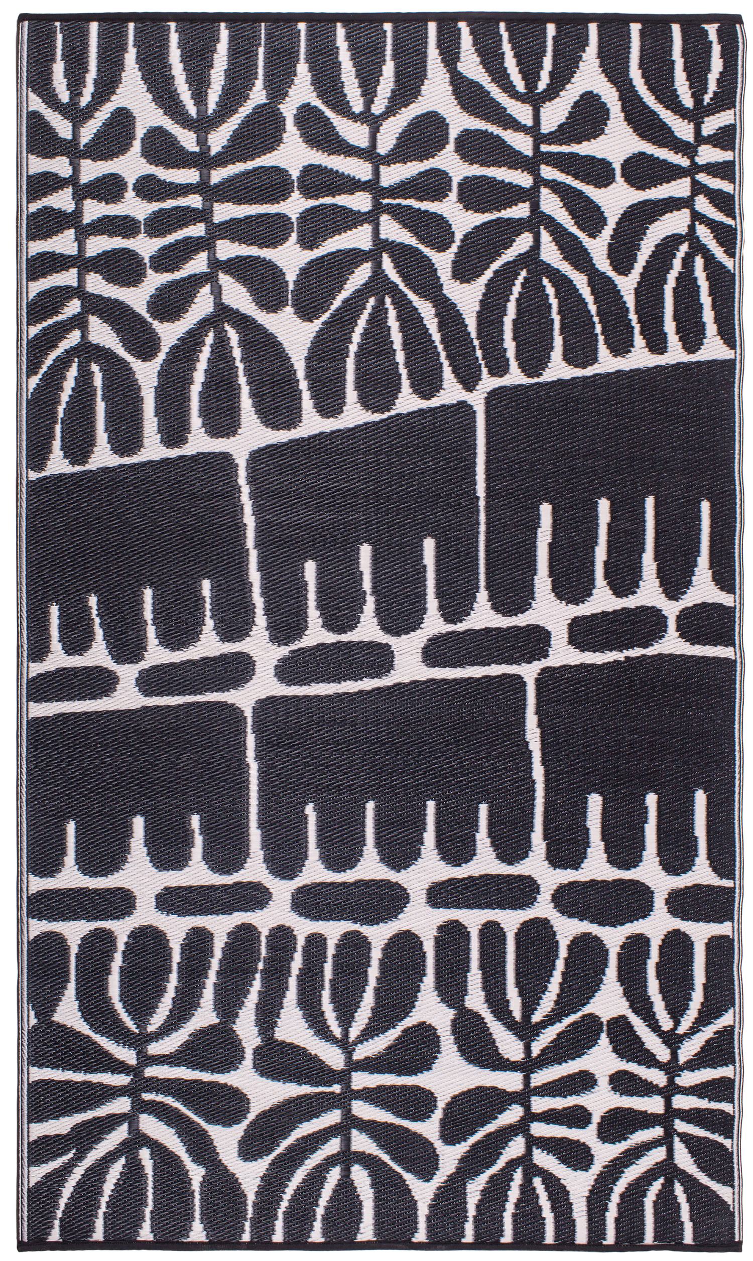 Serowe - Black &amp; White Reversible Outdoor Rug