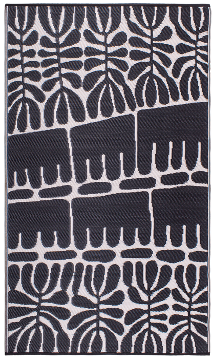 Serowe - Black &amp; White Reversible Outdoor Rug