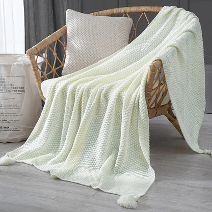 Tassel Throw- Multiple Colors