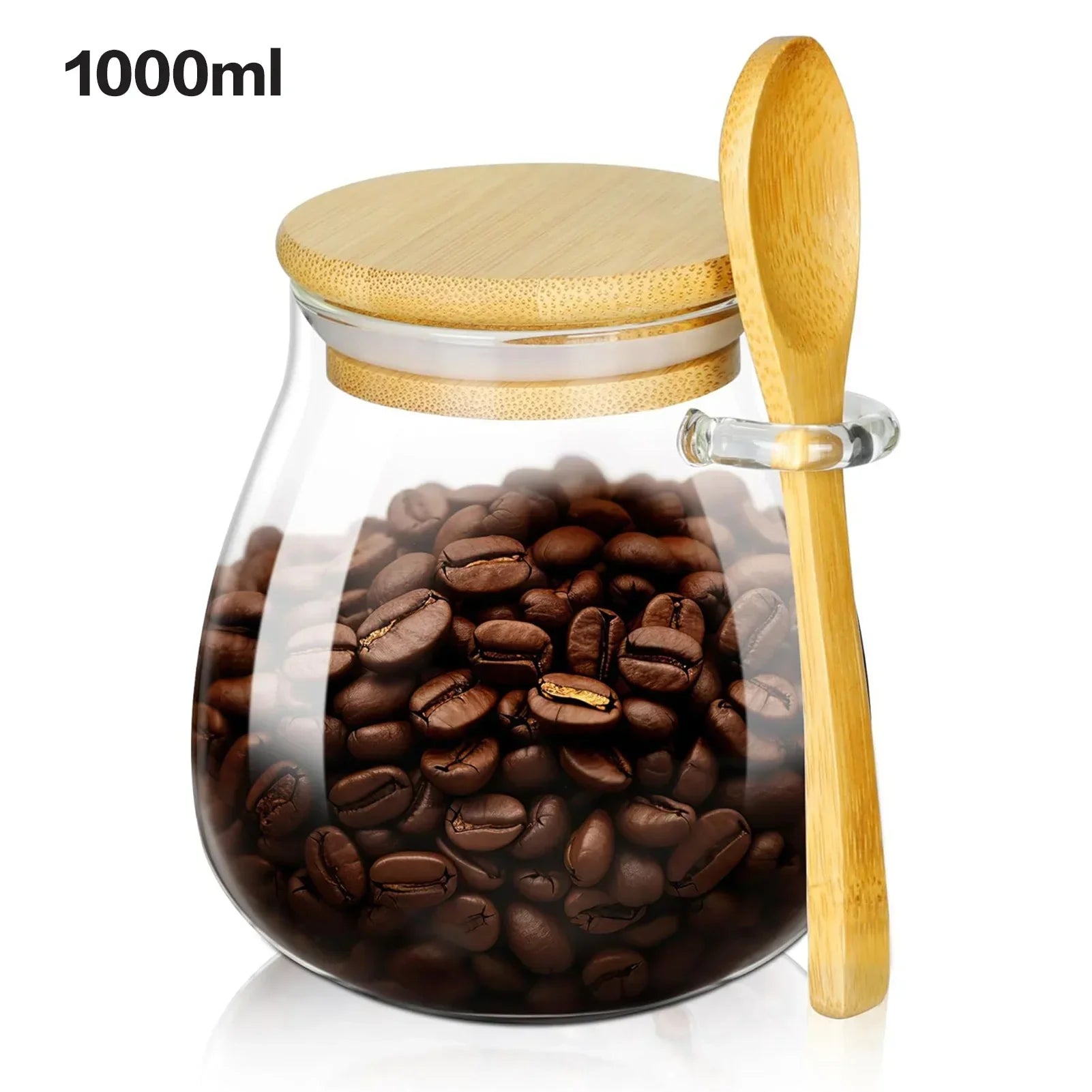Aramé Glass Jars with Wooden Lids