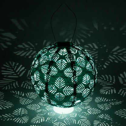 Soji Stella - Brights Geo Palm - 12" Solar Lantern